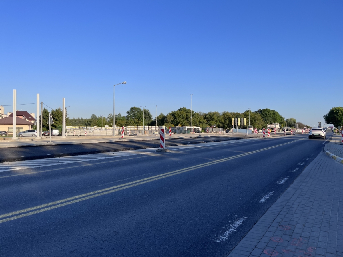 Przebudowa ul. Warszawskiej [sierpień 2023]